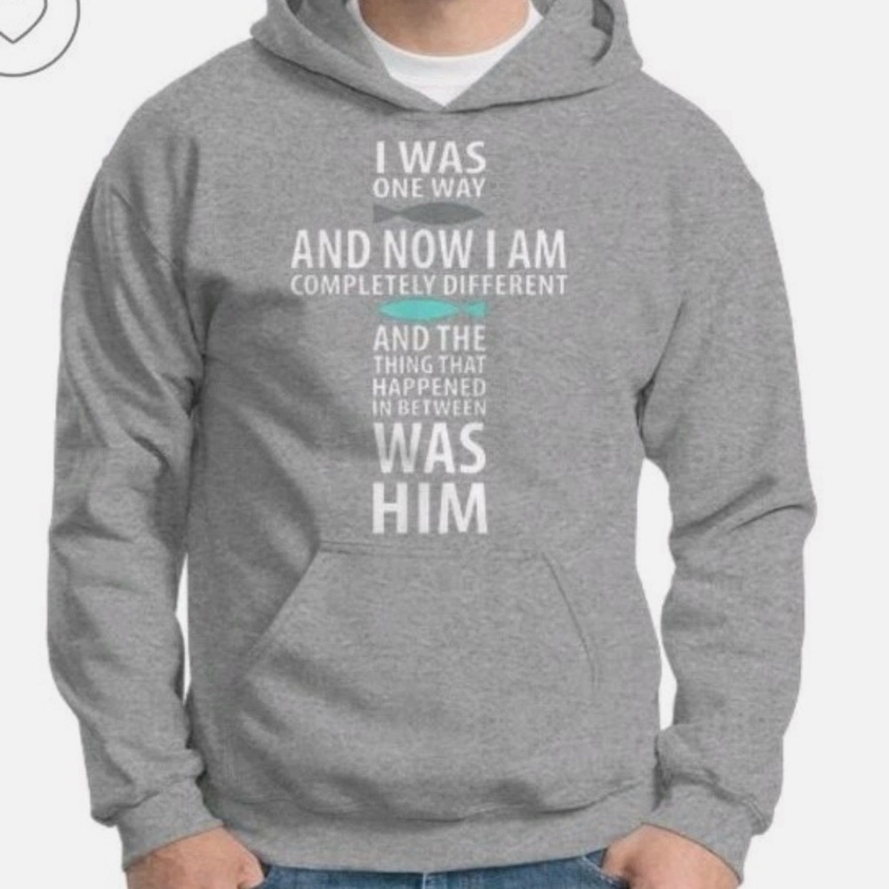 THE CHOSEN Gray Graphic Hoodie